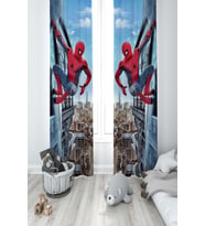 MEKTA HOME BEBEK VE ÇOCUK ODASI Spider-Man Desenli 2 Kanat Fon Perde