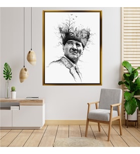 ÇERÇEVELİ ATATÜRK TABLO S359