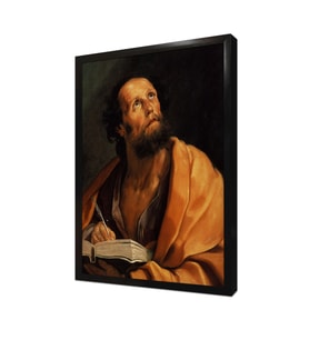 Aziz Luke Evangelist Çerçeveli Mdf Tablo