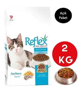 Reflex Somonlu ve Hamsili 2 kg Yetişkin Kedi Maması - Açık Mama