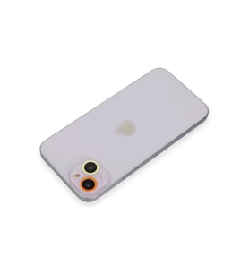 Newface Apple iPhone 13 Renkli Kamera Lens Koruma Cam - Sarı-Turuncu
