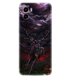Vivo Y15S Y32 Y33S Y51 Y53S Kılıf Desemli Silikon Dark Deer 1786