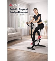 CKSpor Dikey Kondisyon Bisikleti LCD Ekranlı Ayarlanabilir Dirençli Ev Tipi Kardiyo Bisikleti