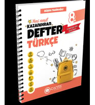 Çanta Yayınları 8.Sınıf Türkçe Okula Yardımcı Kazandıran Defter