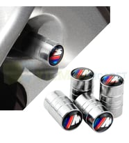 Bmw M Logo Sibop Kapağı 4 Adet Paslanmaz Çelik 4 Adet Yüksek Kalite