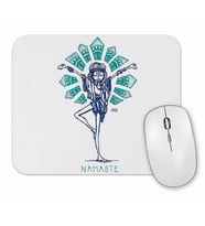 Namaste Yoga 01 Mouse Pad