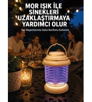 İç ve Dış Mekân Kullanımına Uygun Sinek Kovucu Lamba