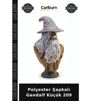Polyester Şapkalı Gandalf Küçük 209 Masa Süsü Dekoratif Figür Salon Objesi