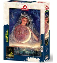 Art Puzzle Ay Tanrıçası 1000 Parça Neon Puzzle 5011