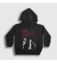 Presmono Unisex Çocuk Siyah Poster Müzik The Smiths Kapüşonlu Sweatshirt 524220tt