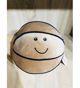 Yumuşak Peluş Basketbol Topu Sevimli Top Sarı (Karışık)