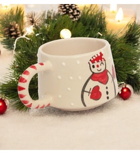 Zeylinart El Yapımı Seramik Kupa Fincan Mug