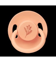 Wee Baby Pure Yuvarlak Uçlu Kauçuk Emzik No:1 0-6 ay Somon