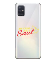 Samsung Galaxy A51 Uyumlu Better Call Saul Tasarımlı Şeffaf Telefon Kılıfı
