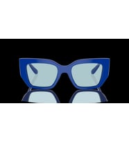 Vogue Kadın Güneş Gözlüğü - Geometrik/İrregüler Form Mavi Kemik Çerçeve Açık Azure Cam 0VO5583S
