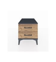 Kronos Komodin 2 Çekmeceli 44x59x48 Antrasit-Çam
