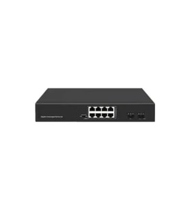 ODS 8Port SFP 08ODS-8S2P 2 × Gigabit Yönetilemez Switch 2x-Uplink