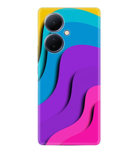 Vivo V29 Lite Kılıf Silikon Desen Özel Seri Renk Cümbüşü 1631