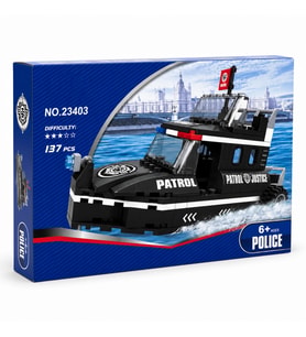 Mey İthalat® 23403 POLİS SETİ 133 PARÇA MİNİ POLİS BOTU