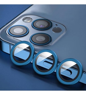 Binano Metal Ring Iphone 13 Pro/13 Pro Max Mavi Kamera Koruyucu