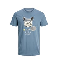 Jack & Jones Erkek Bisiklet Yaka Logo Baskili T-shirt - 12213536