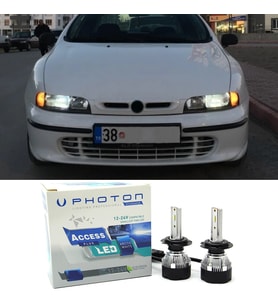 Fiat Brava Led Xenon Kısa Far Ampulü H1 Access Yeni Seri Beyaz