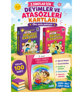 2.Sınıflar İçin Atasözleri ve Deyim Kartları + Oku Anla Pekiştir