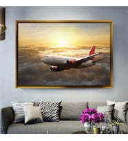 Altın Çerçeveli dekoratif tablo l1609 (Gold)