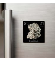 Scandium (Skandiyum) Elementi – Buzdolap Magneti – 9x9 cm