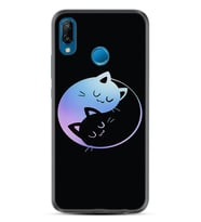 Huawei P20 Lite Mate 10 20 Lite Pro P40 Lite KılıfDesemli Silikon Love Cats 1604