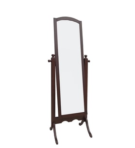 Ayna Boy 12409 Dikdörtgen Model Ahşap Kayın MDF Parlak Ceviz Natüre boya El Yapım