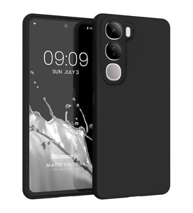 Microsonic Matte Silicone Vivo V40 Lite Kılıf Siyah