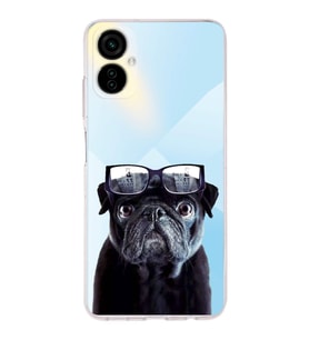 PrintiFy Tecno Camon 19 Neo ile Uyumlu 1mm Slim Fit Köpek 3 050f Baskılı Şeffaf  Kılıf