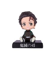 Anime Tanjiro Bobble Kafa Telefon Tutucu Figür