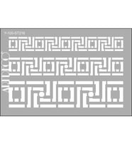 ARTDECO STENCİL A4  BORDÜR 216