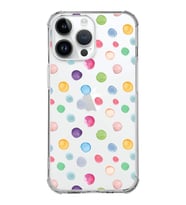 PrintiFy Apple iPhone 14 Pro Max Uyumlu Water Color 6 Baskılı Şeffaf Köşe Korumalı Antişok Kılıf