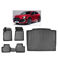 Rizline Renaut Clio 6 2025 Sonrası Uyumlu 3D Havuzlu Paspas + 3D Bagaj Havuzu Set (Siyah)
