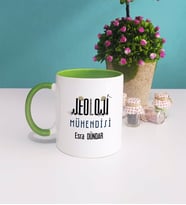 Jeoloji Mühendisi Kupa Bardak Yeşil