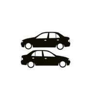 Otomobil Tasarım Oto Sticker Model 14 Siyah 16*6 Cm