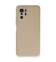 Xiaomi Poco X3 Gt Kılıf Nano İçi Kadife Silikon - Pudra