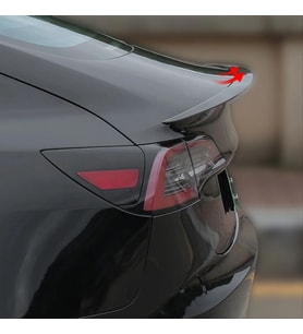 Drs Tuning Tesla Model Uyumlu Y Spoiler (Piano Black) Parça
