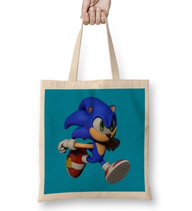 Sonic The Hegdehog Mini Sonic Bez Çanta Uzun Saplı