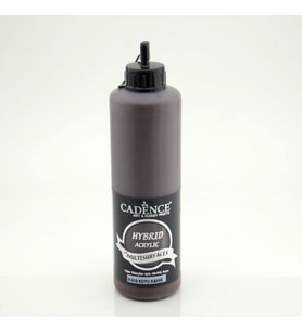 Cadence Hybrid Multisurface Akrilik Boya 500 ml. H-018 KOYU KAHVE 