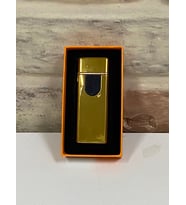 Sarı Renk USB Şarjlı Elektrikli Model Kişiye Özel Çakmak