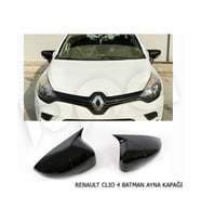 Renault Clio 4 Parlak Siyah Batman Ayna Kapağı
