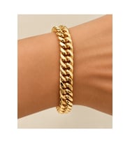 Sertifikalı 316L Çelik Klasik Gurmet Gold Bileklik