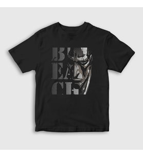 Presmono Unisex Çocuk Siyah Zaraki Kenpachi Anime Bleach T-Shirt 128579tt