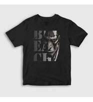 Presmono Unisex Çocuk Siyah Zaraki Kenpachi Anime Bleach T-Shirt 128579tt