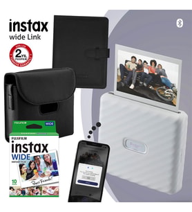 Instax Wide Link Beyaz Akıllı Telefon Yazıcısı ve Hediye Seti 2