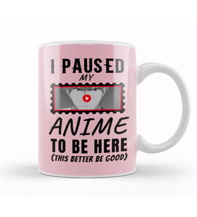Sarcasm Funny Anime And Manga Otaku Lover Gift Kupa Bardak Porselen